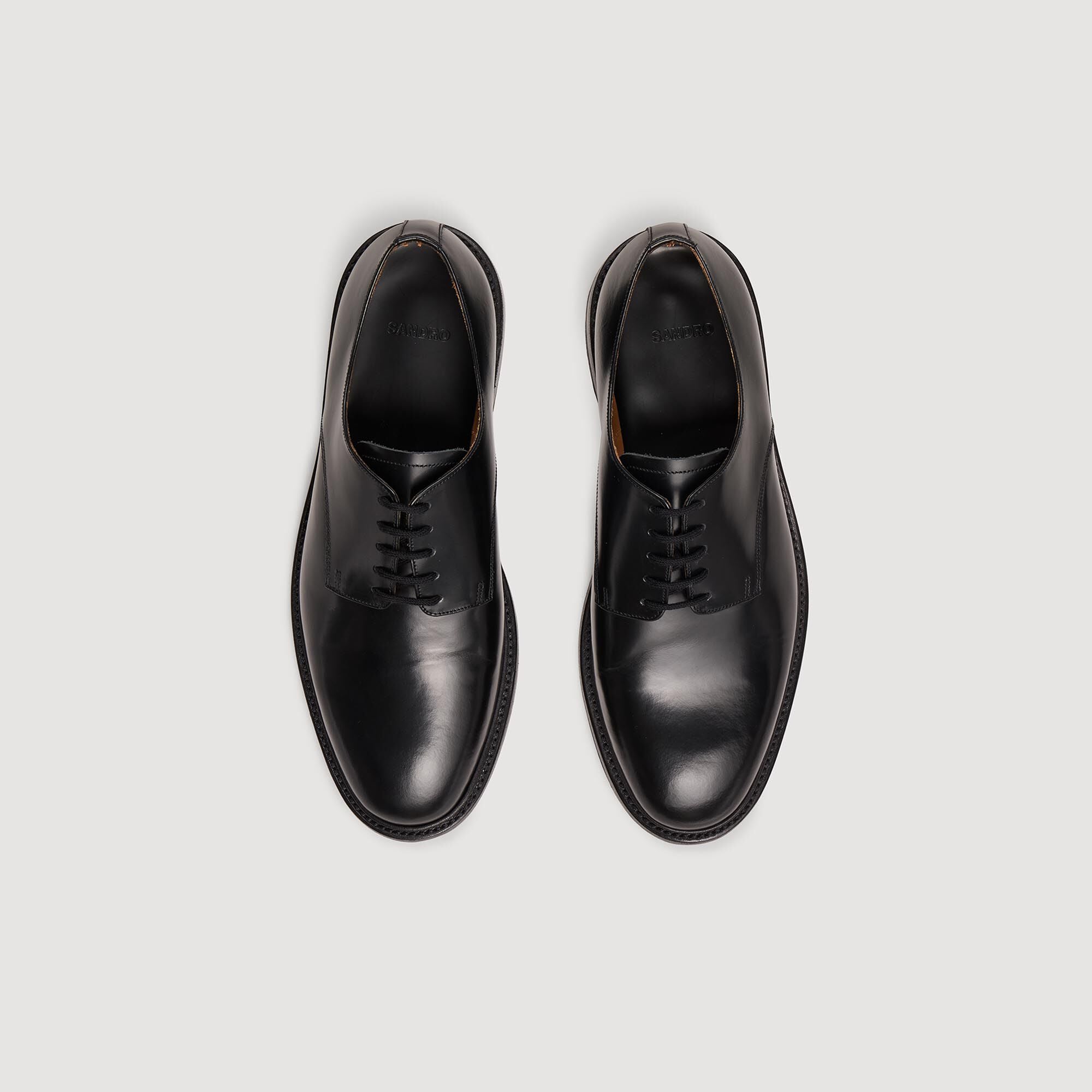 Sandro / Patent leather loafers Black