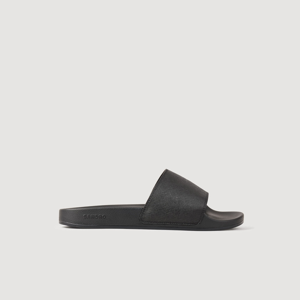 Sandro / Sandals in reconstituted leather Black