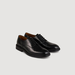 Sandro / Glazed leather dress shoes Black