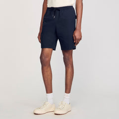 Sandro / Cotton shorts Midnight Blue