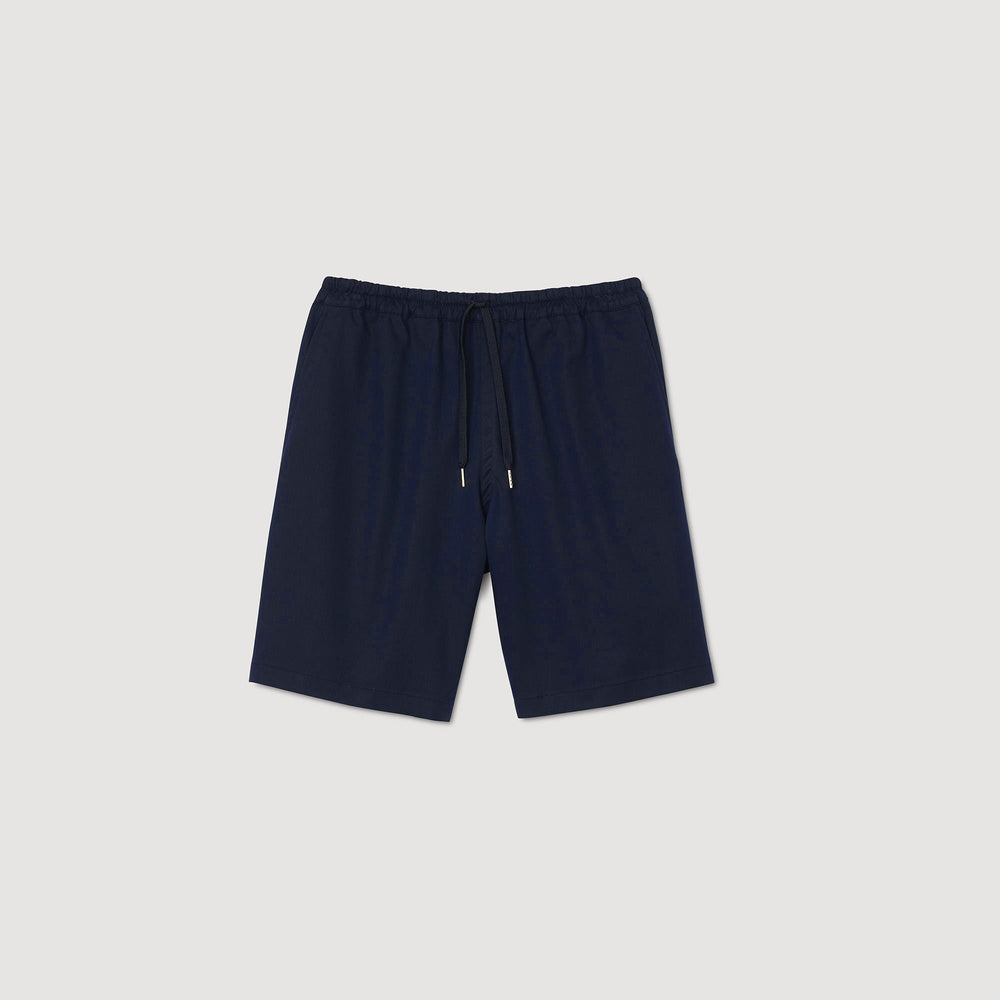 Sandro / Cotton shorts Midnight Blue