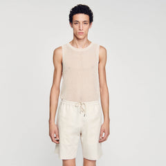 Sandro / Cotton shorts Light Beige