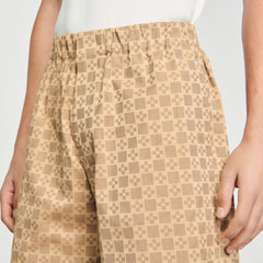 Sandro / Square Cross jacquard shorts Sand
