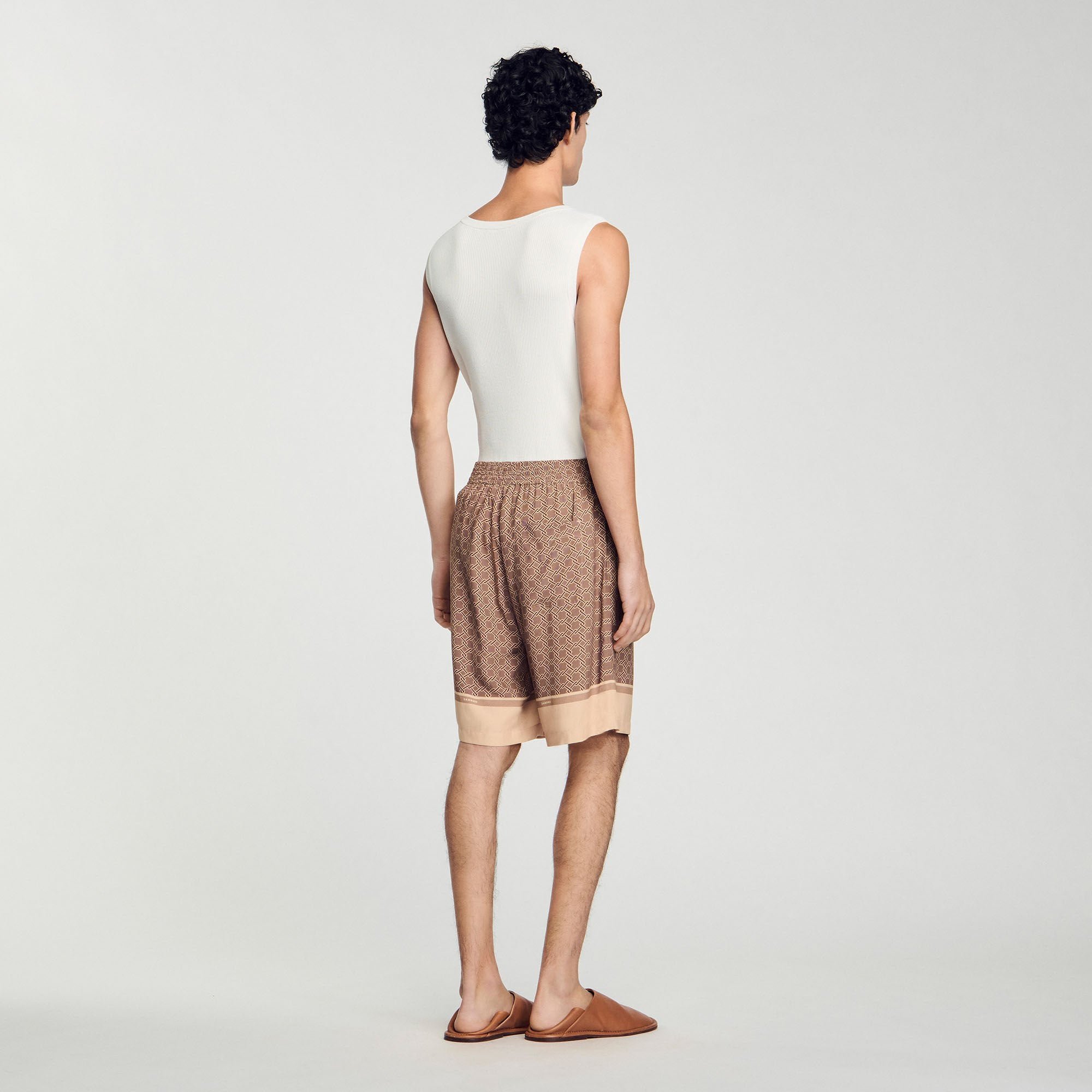 Sandro / Patterned Flowy Bermuda shorts Hazel
