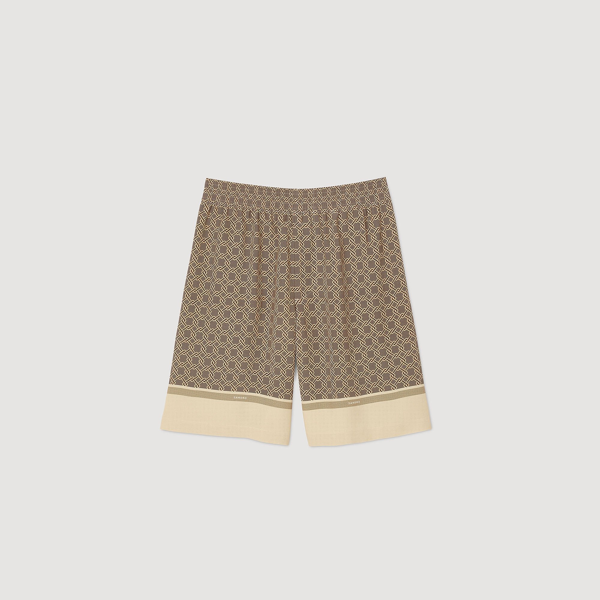 Sandro / Patterned Flowy Bermuda shorts Hazel