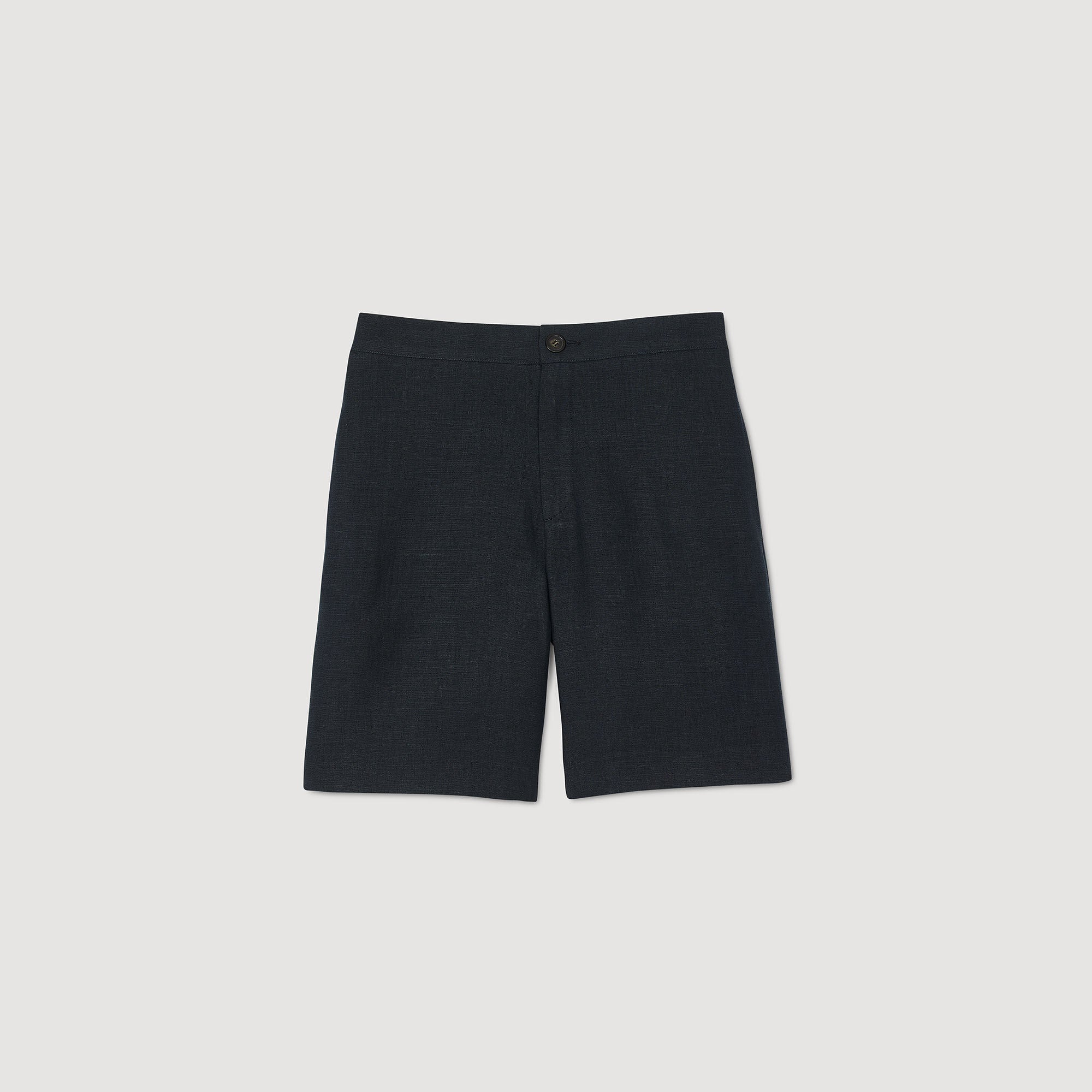 Sandro / Linen shorts Navy Blue