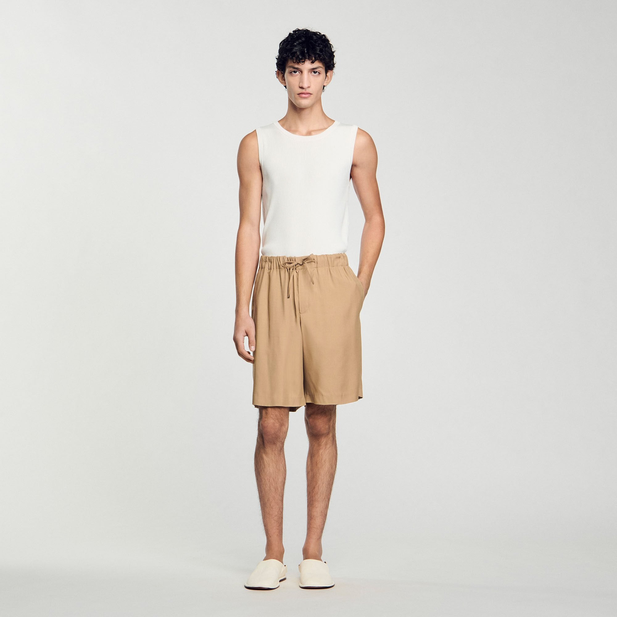 Sandro / Flowy Bermuda shorts Nut