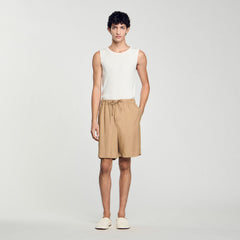 Sandro / Flowy Bermuda shorts Nut