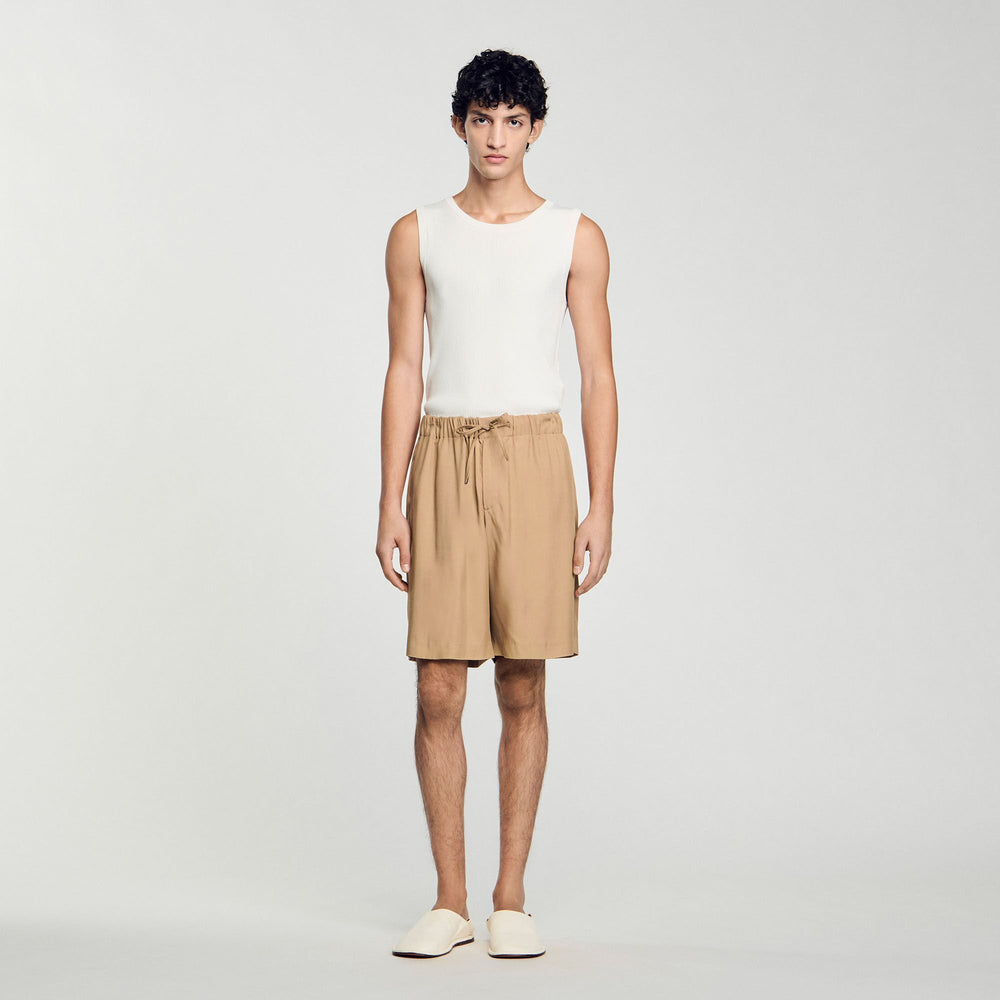 Sandro / Flowy Bermuda shorts Nut