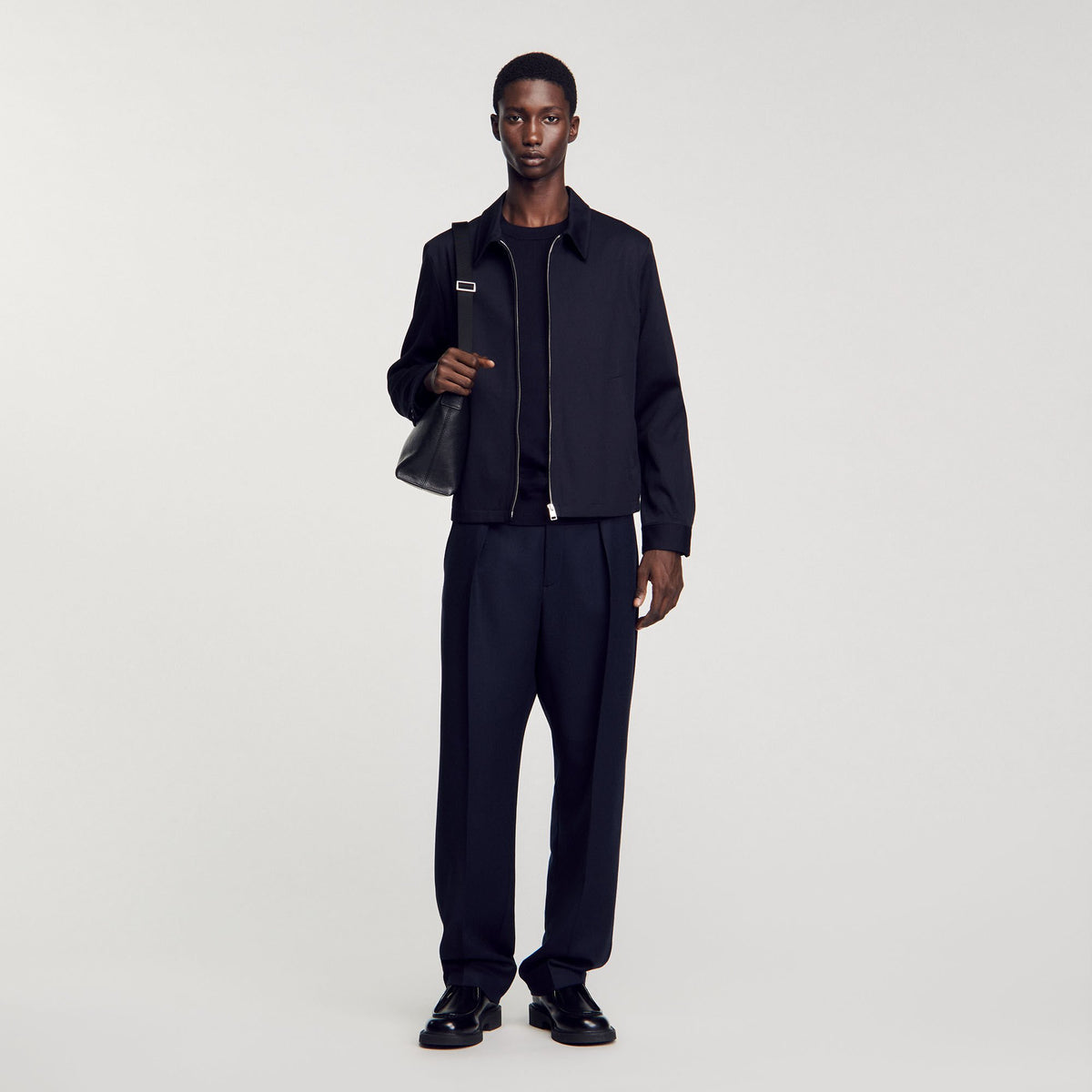 Sandro / Cotton jacket Navy Blue