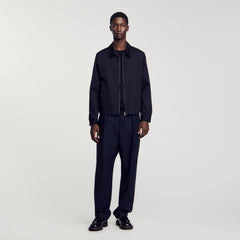 Sandro / Cotton jacket Navy Blue
