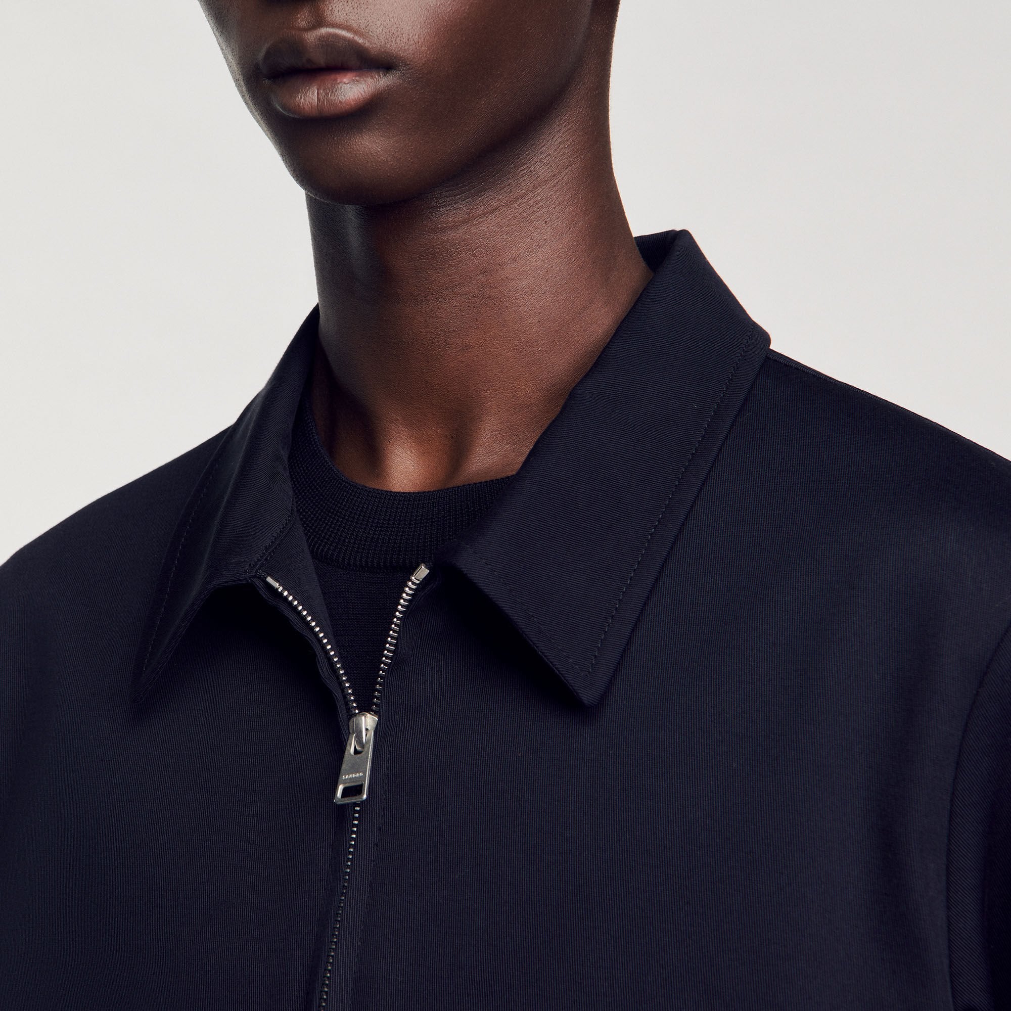 Sandro / Cotton jacket Navy Blue