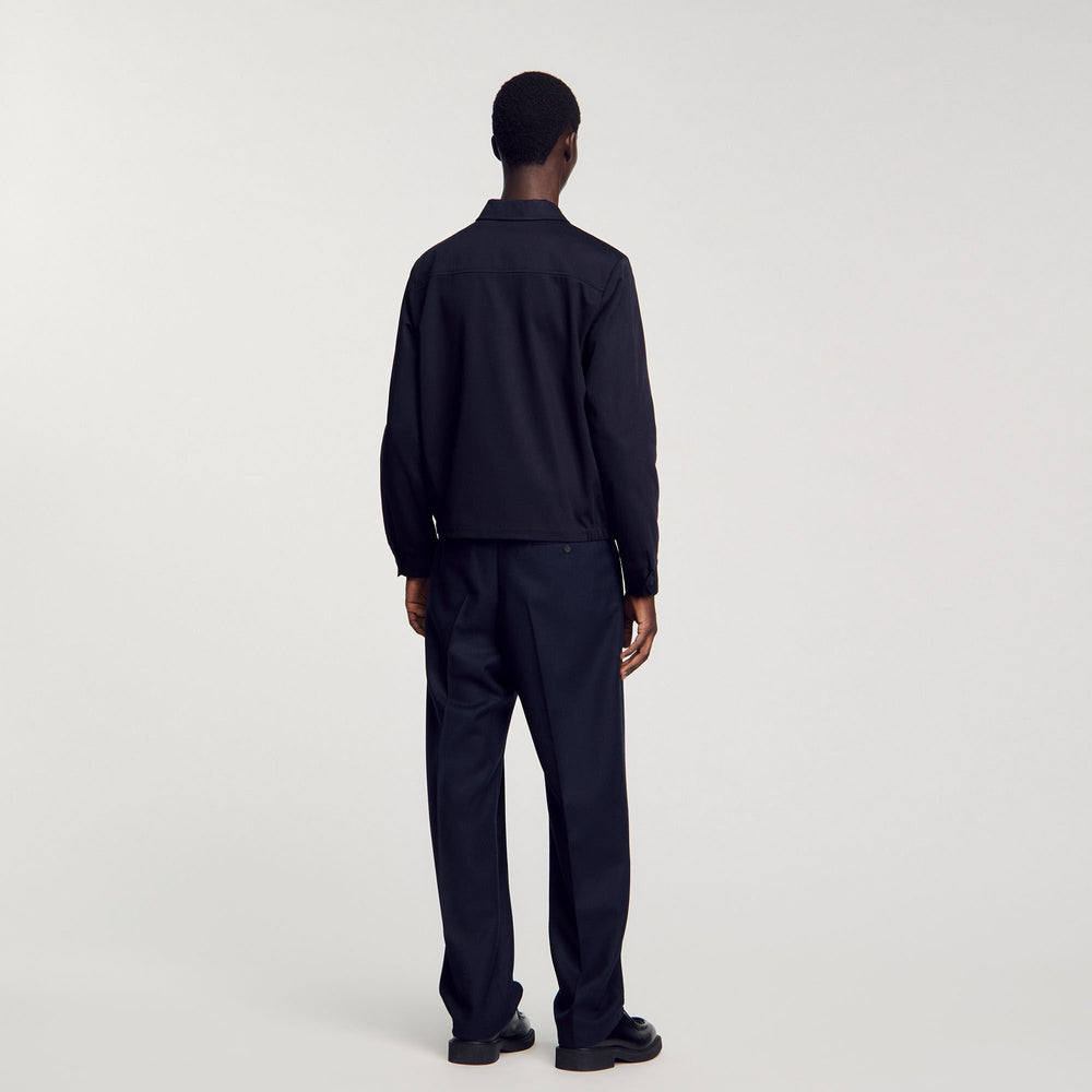 Sandro / Cotton jacket Navy Blue