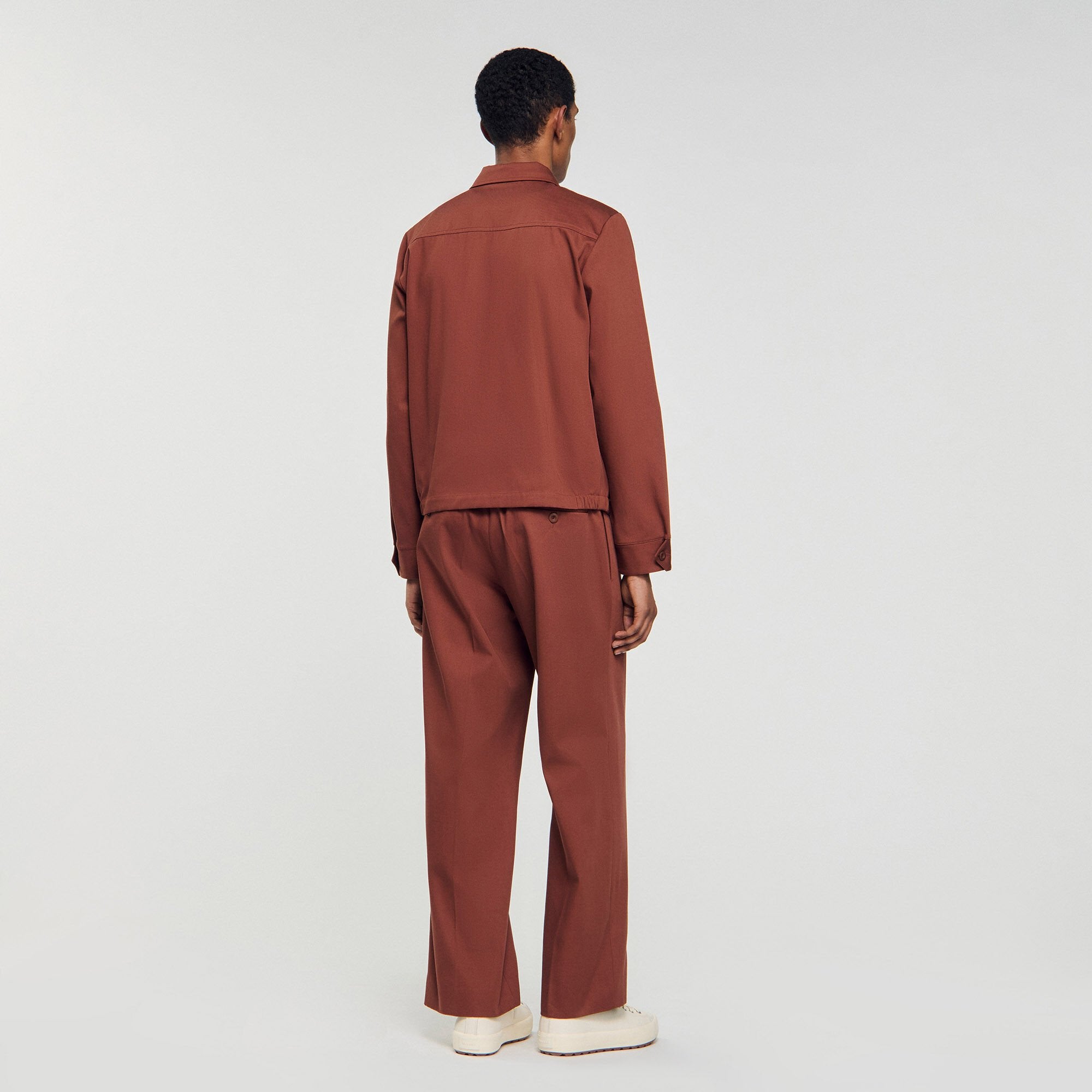 Sandro / Cotton jacket Terra