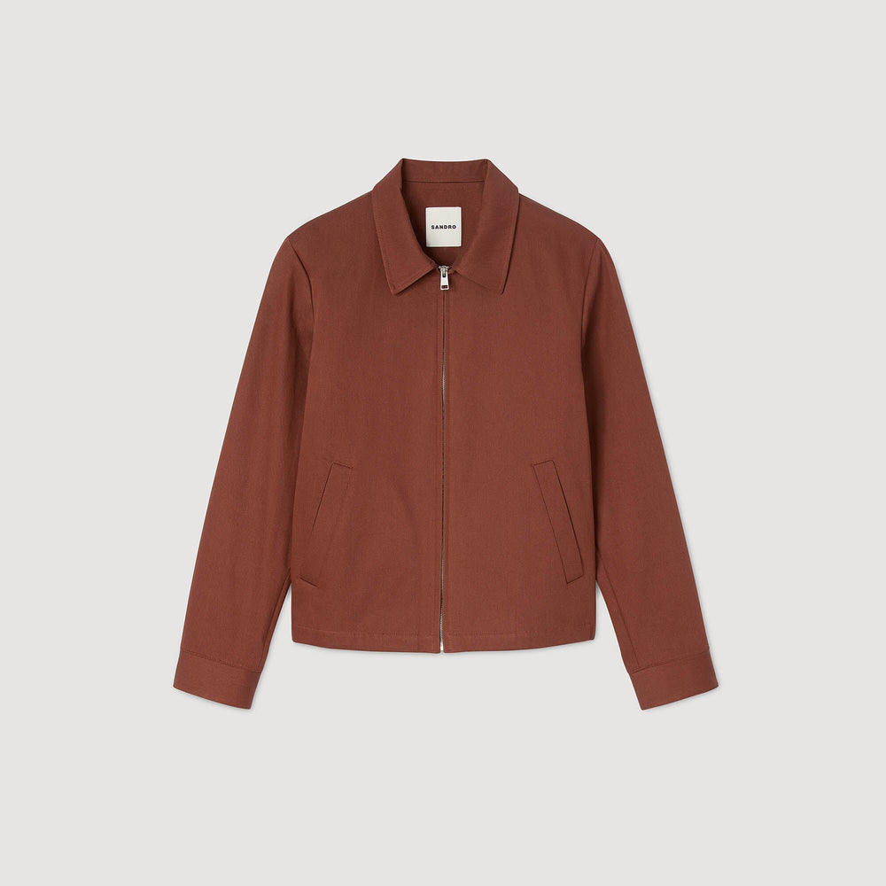 Sandro / Cotton jacket Terra