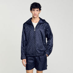 Sandro / Square Cross nylon jacket Midnight Blue