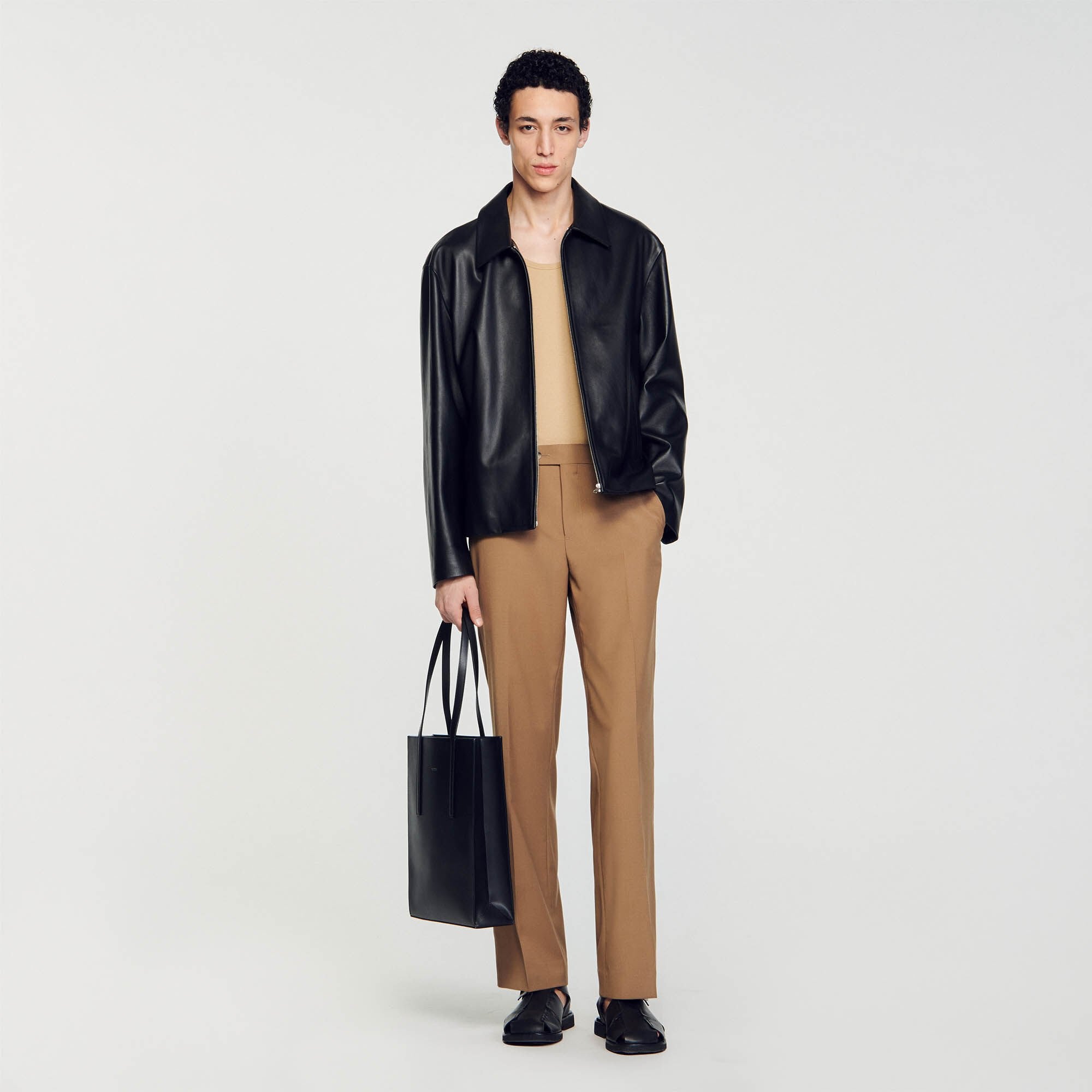 Sandro / Lambskin jacket Black