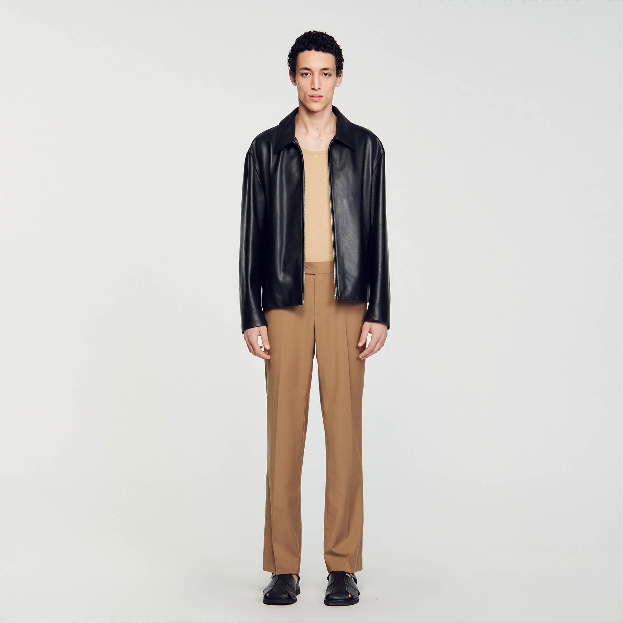 Sandro / Lambskin jacket Black