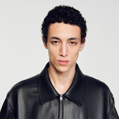 Sandro / Lambskin jacket Black