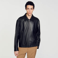 Sandro / Lambskin jacket Black