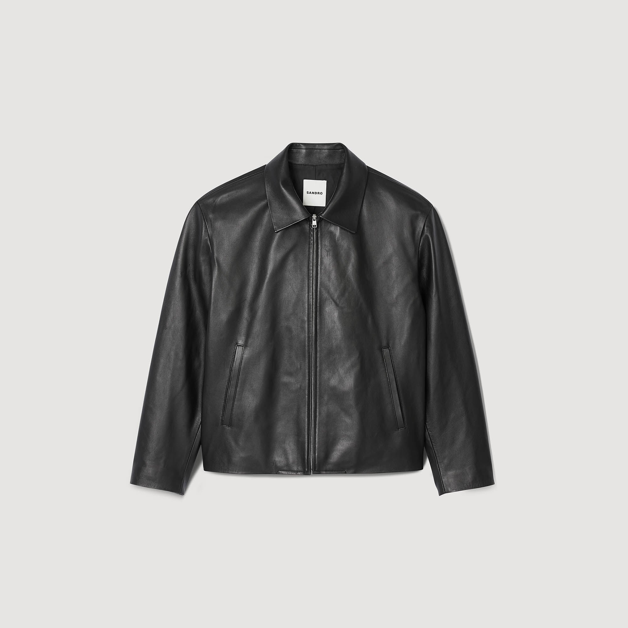 Sandro / Lambskin jacket Black