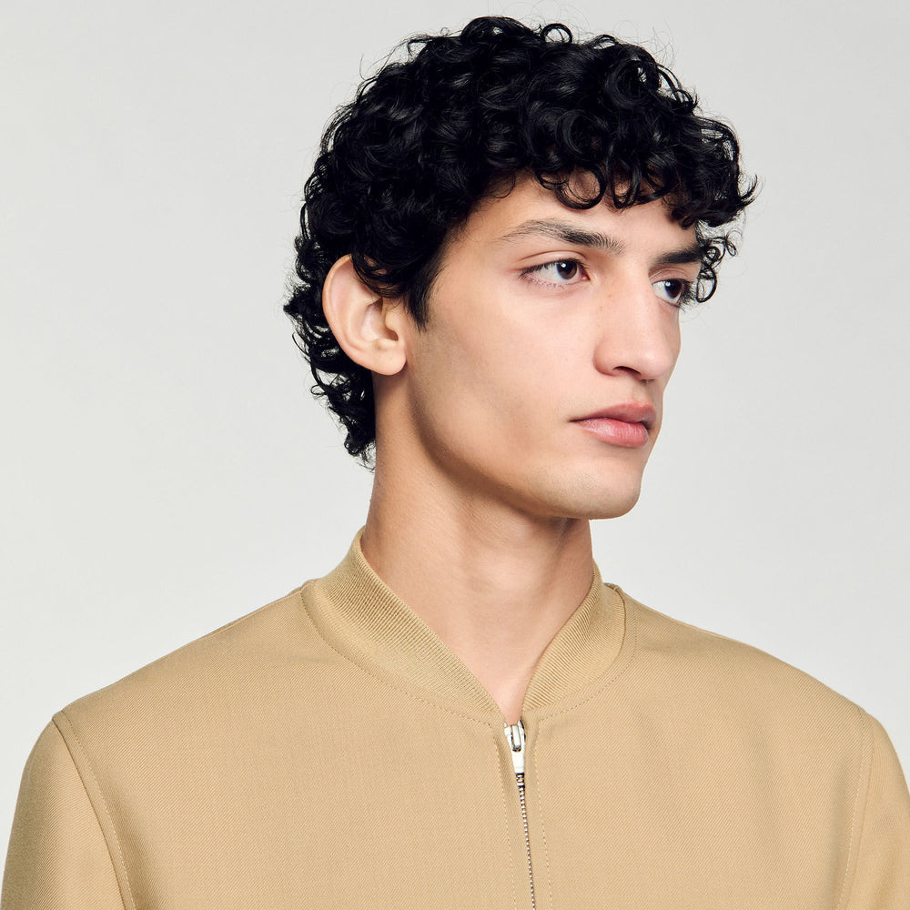 Sandro / Zip-up jacket Nut
