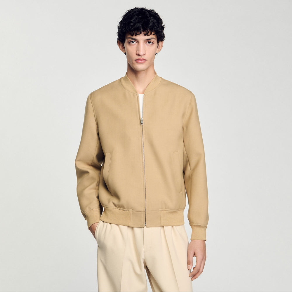 Sandro / Zip-up jacket Nut