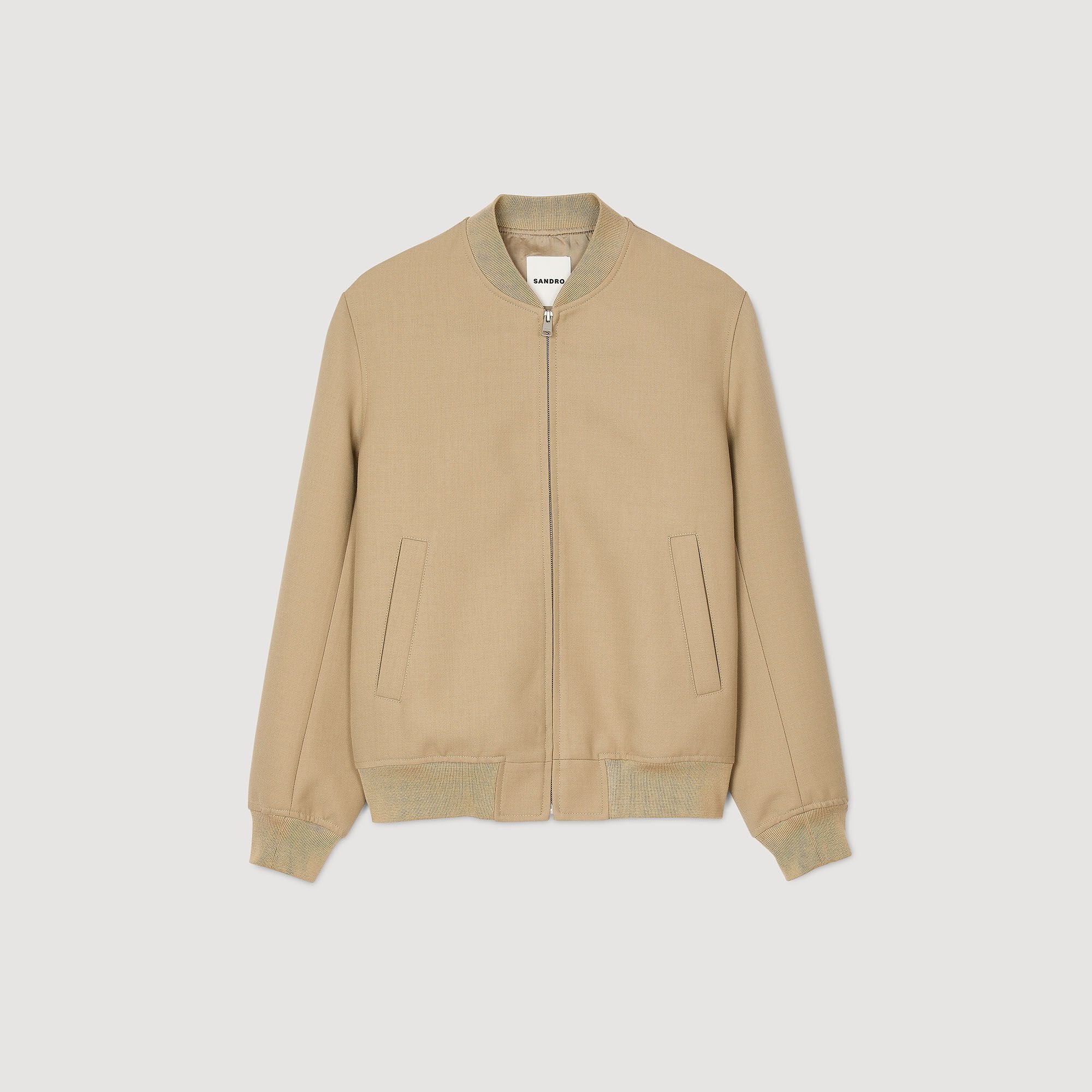 Sandro / Zip-up jacket Nut