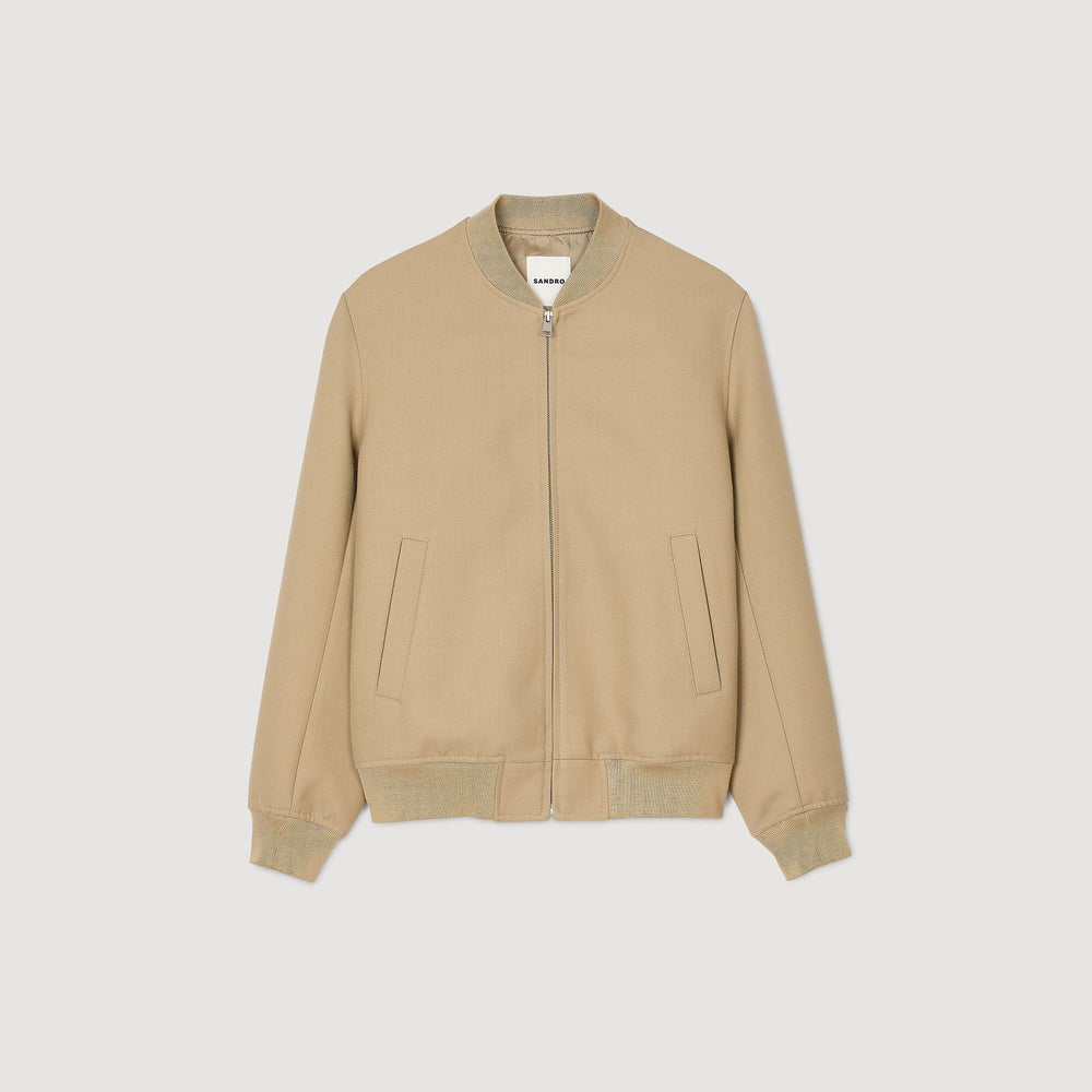 Sandro / Zip-up jacket Nut