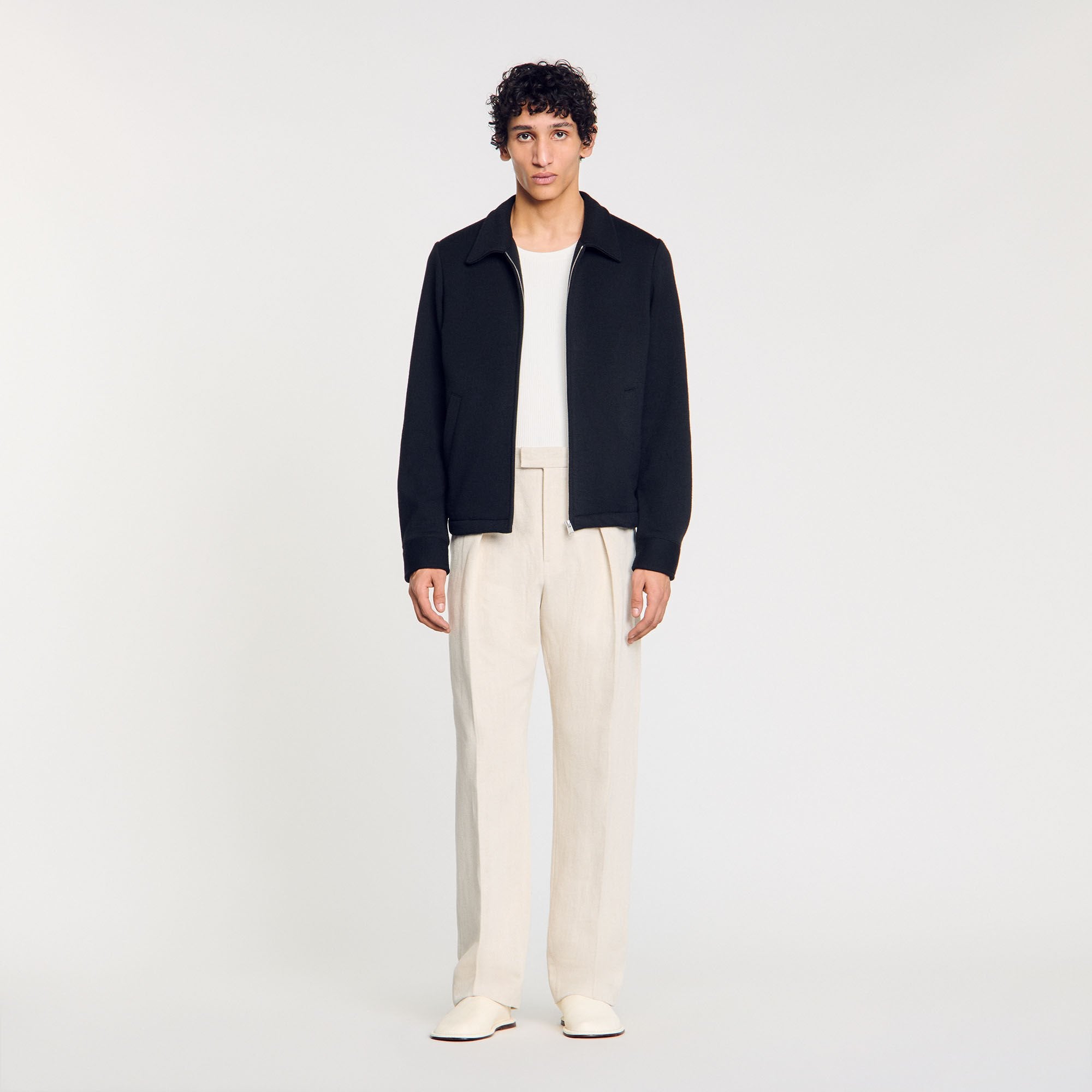 Sandro / Knitted jacket Black