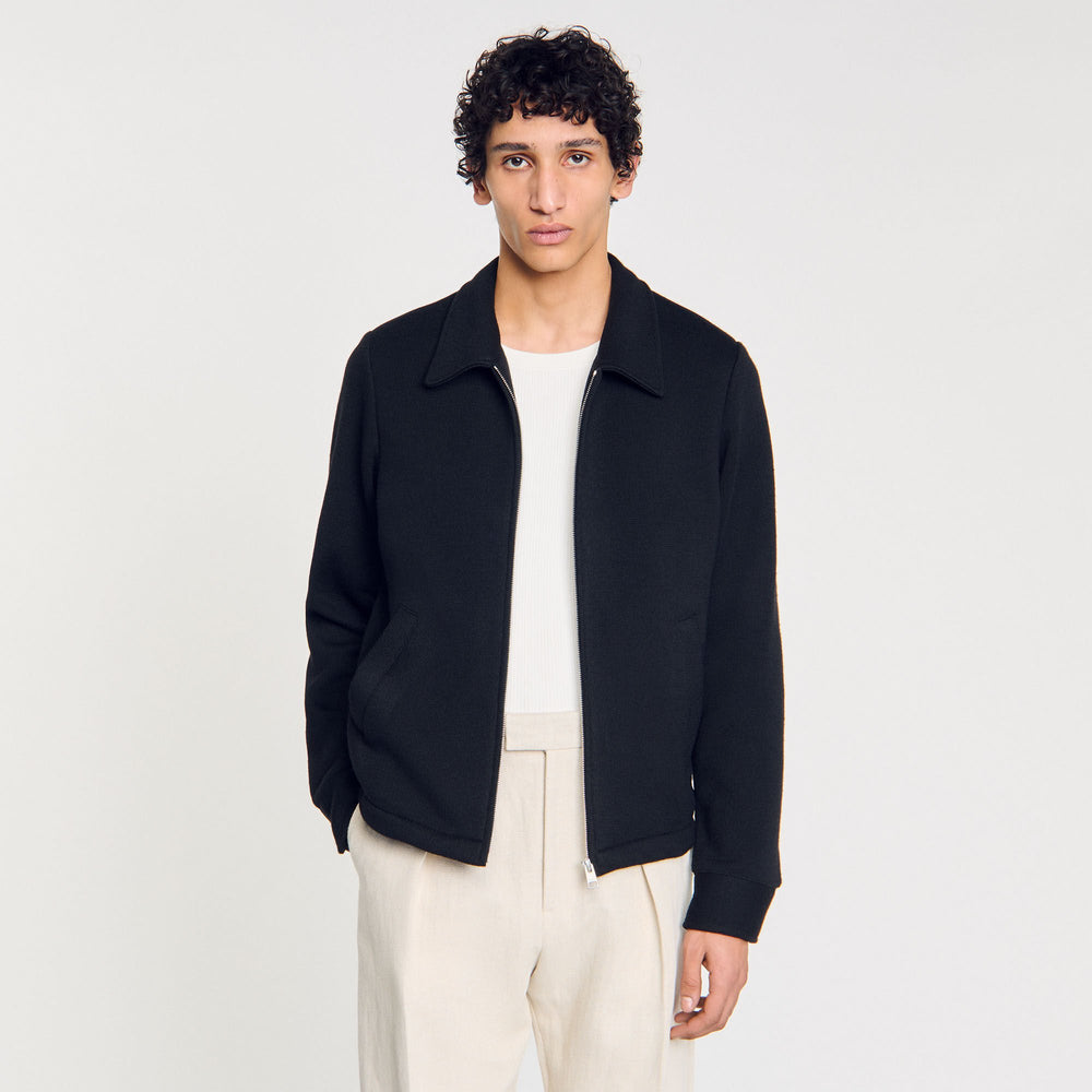 Sandro / Knitted jacket Black