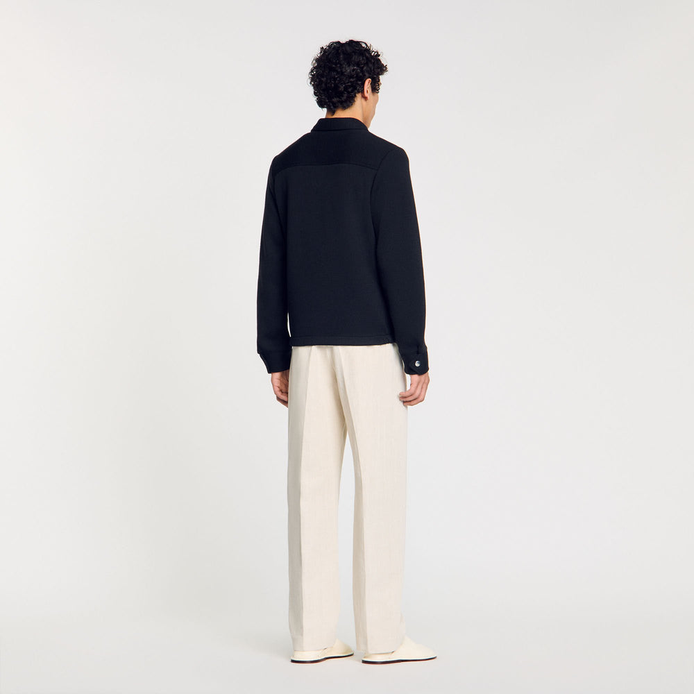 Sandro / Knitted jacket Black