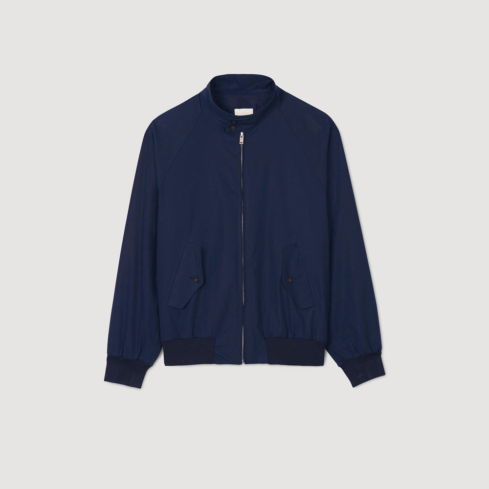 Sandro / High-neck jacket Midnight Blue