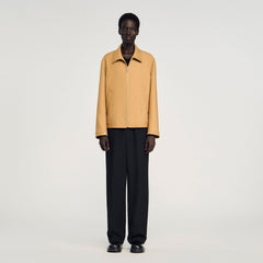 Sandro / Zip-up jacket Camel