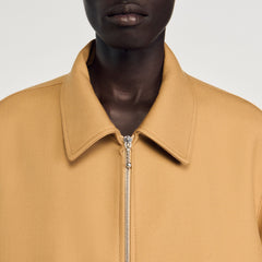 Sandro / Zip-up jacket Camel