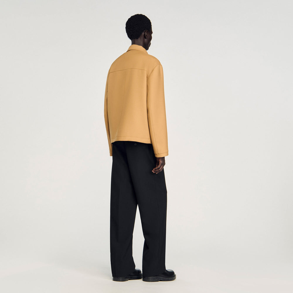 Sandro / Zip-up jacket Camel