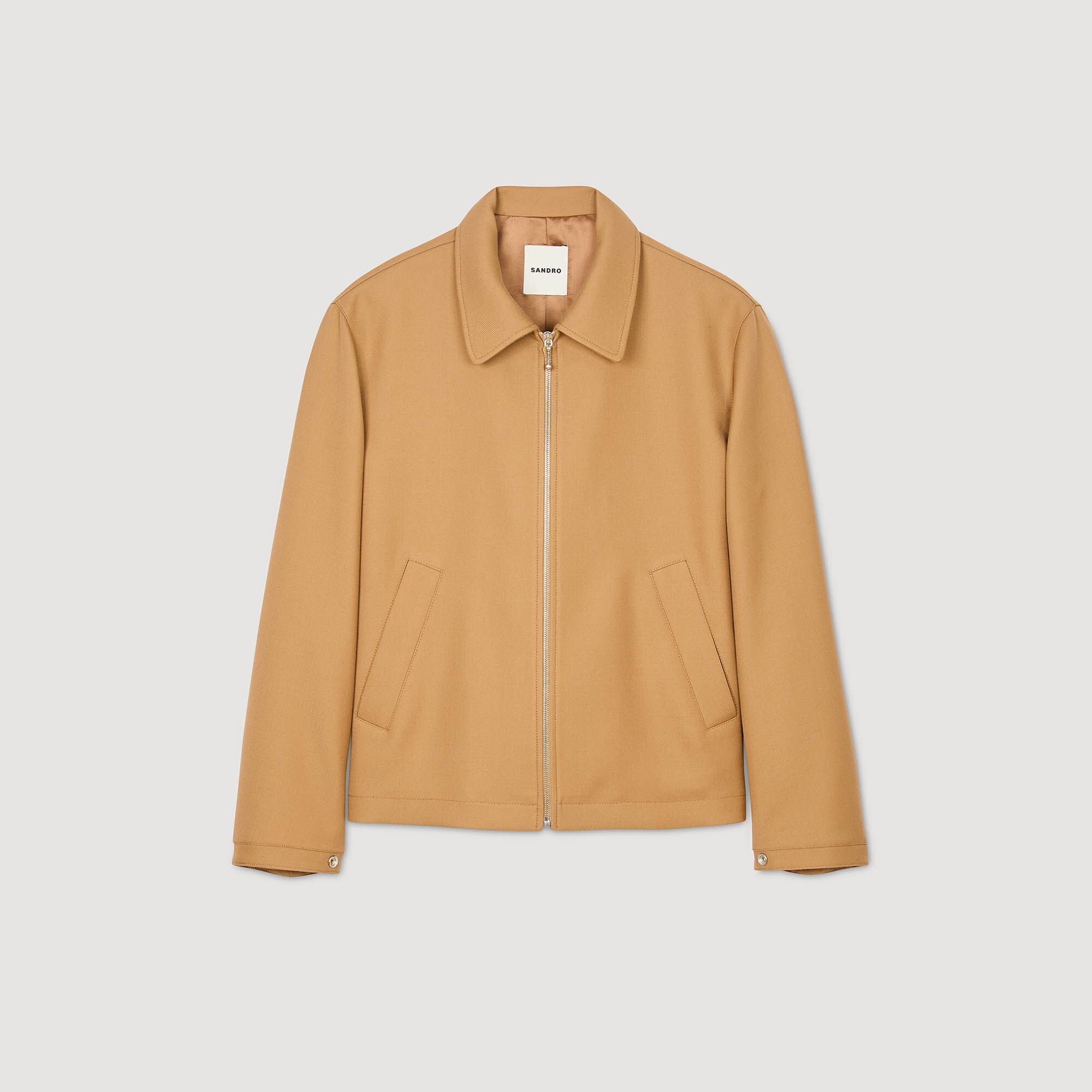 Sandro / Zip-up jacket Camel