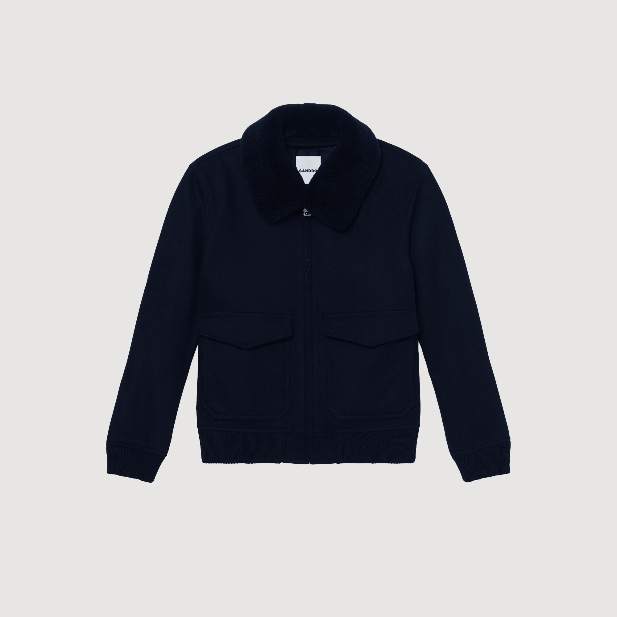 Sandro / Zip-up jacket Navy Blue