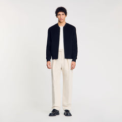 Sandro / Double-faced wool jacket Black