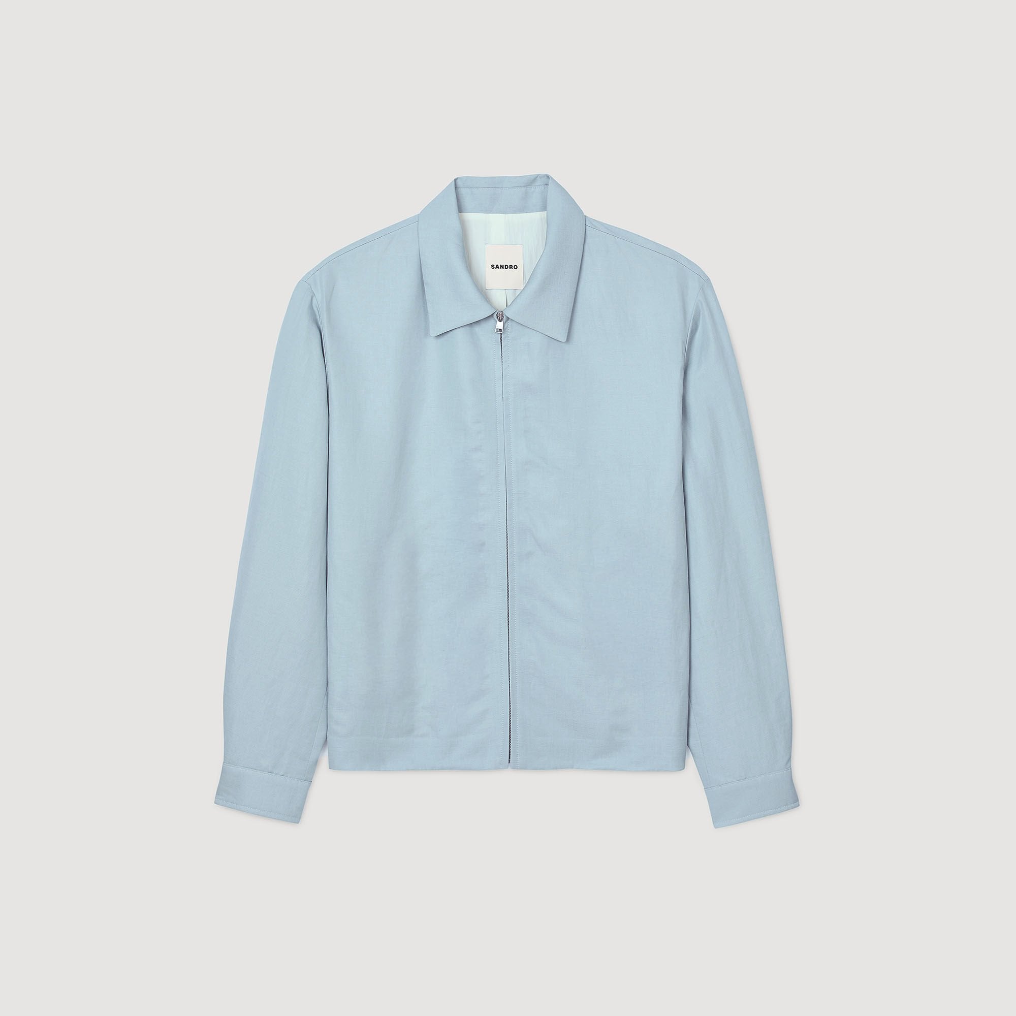 Sandro / Zip-up jacket Chambray