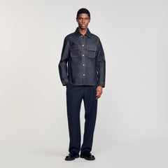 Sandro / Denim oversized shirt Raw-Denim