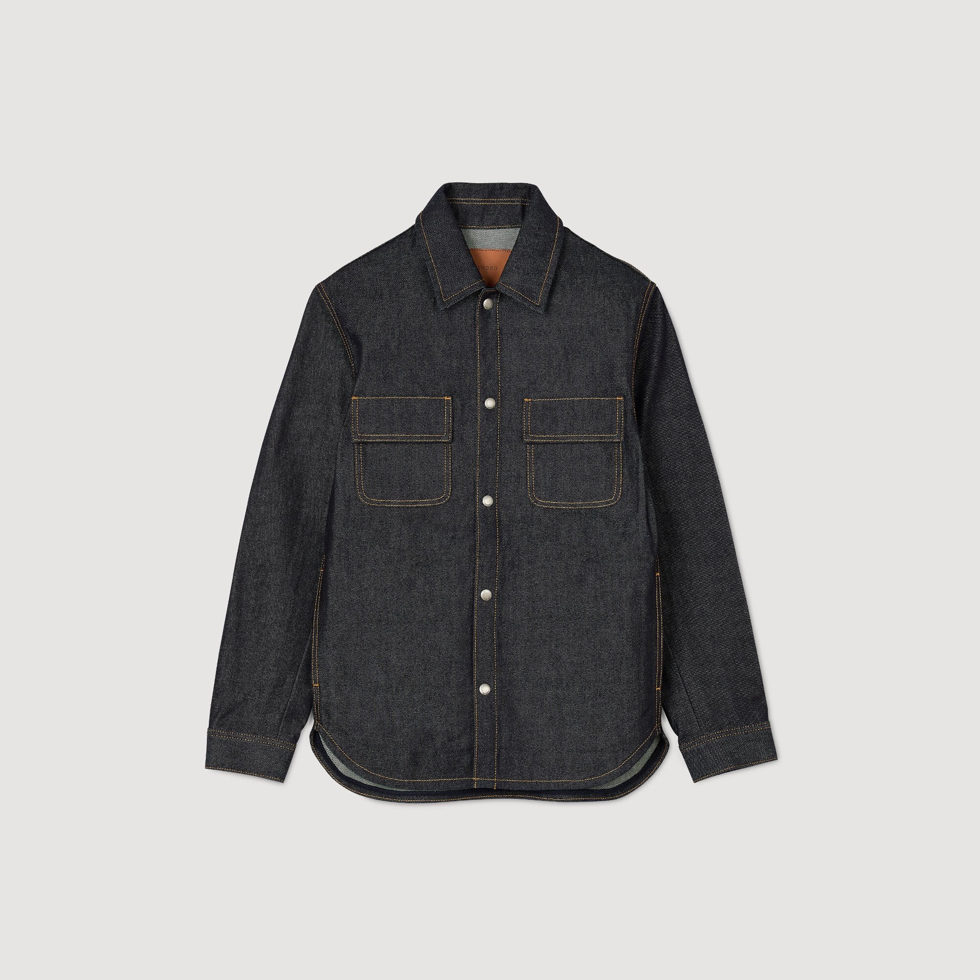 Sandro / Denim oversized shirt Raw-Denim