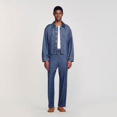 Sandro / Chambray jacket Raw-Denim