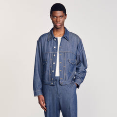 Sandro / Chambray jacket Raw-Denim