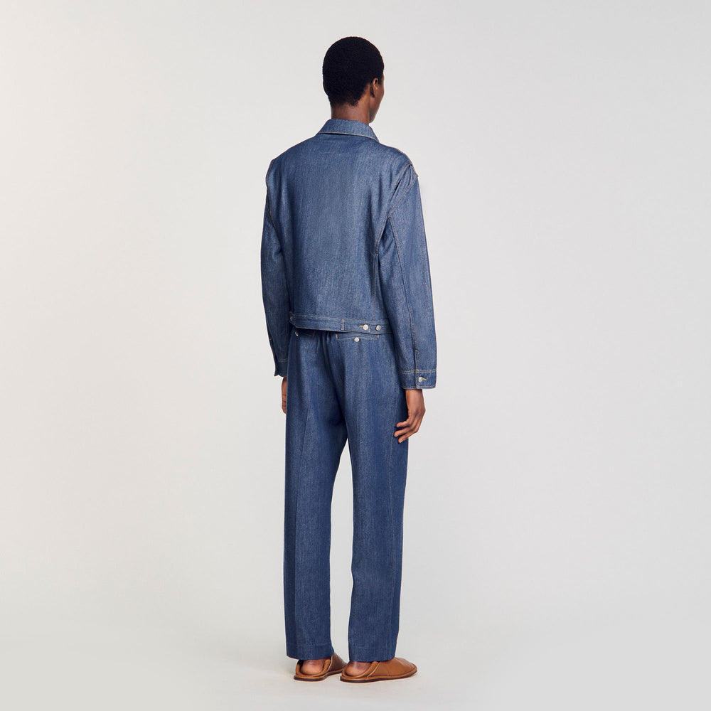 Sandro / Chambray jacket Raw-Denim