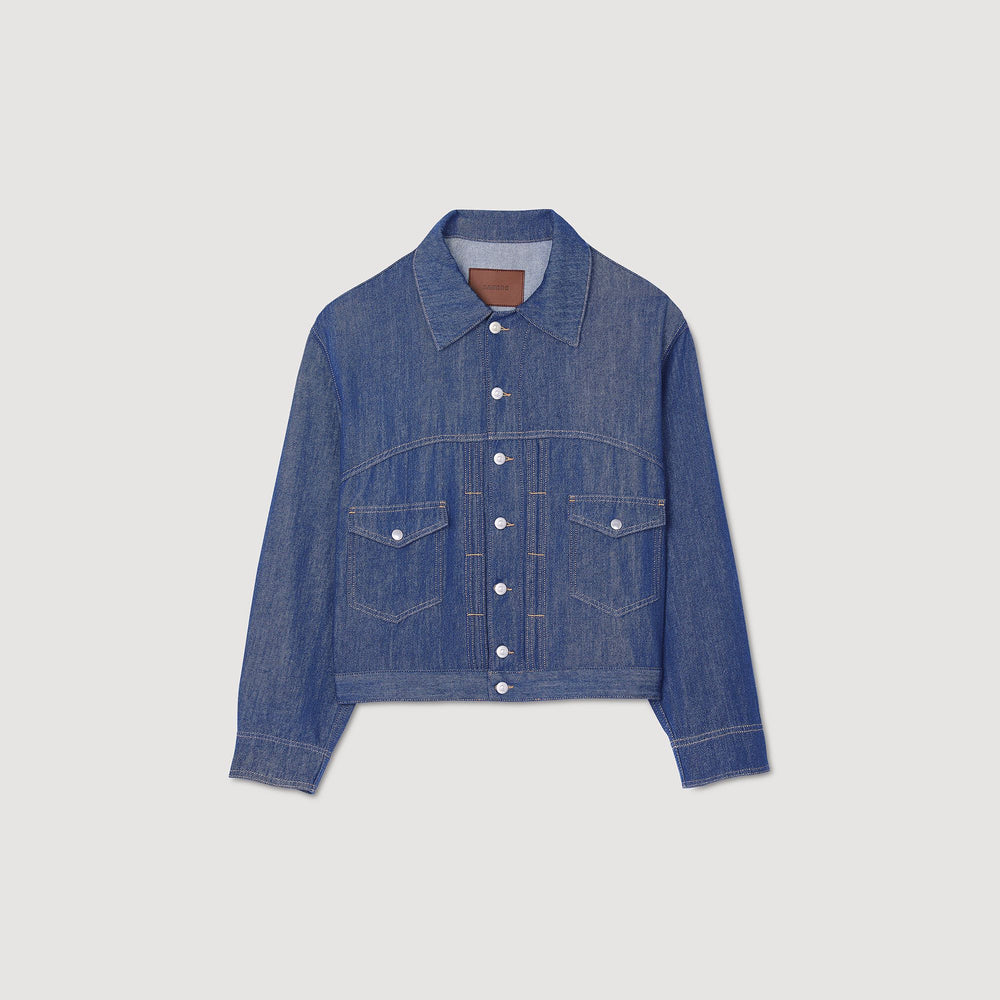 Sandro / Chambray jacket Raw-Denim
