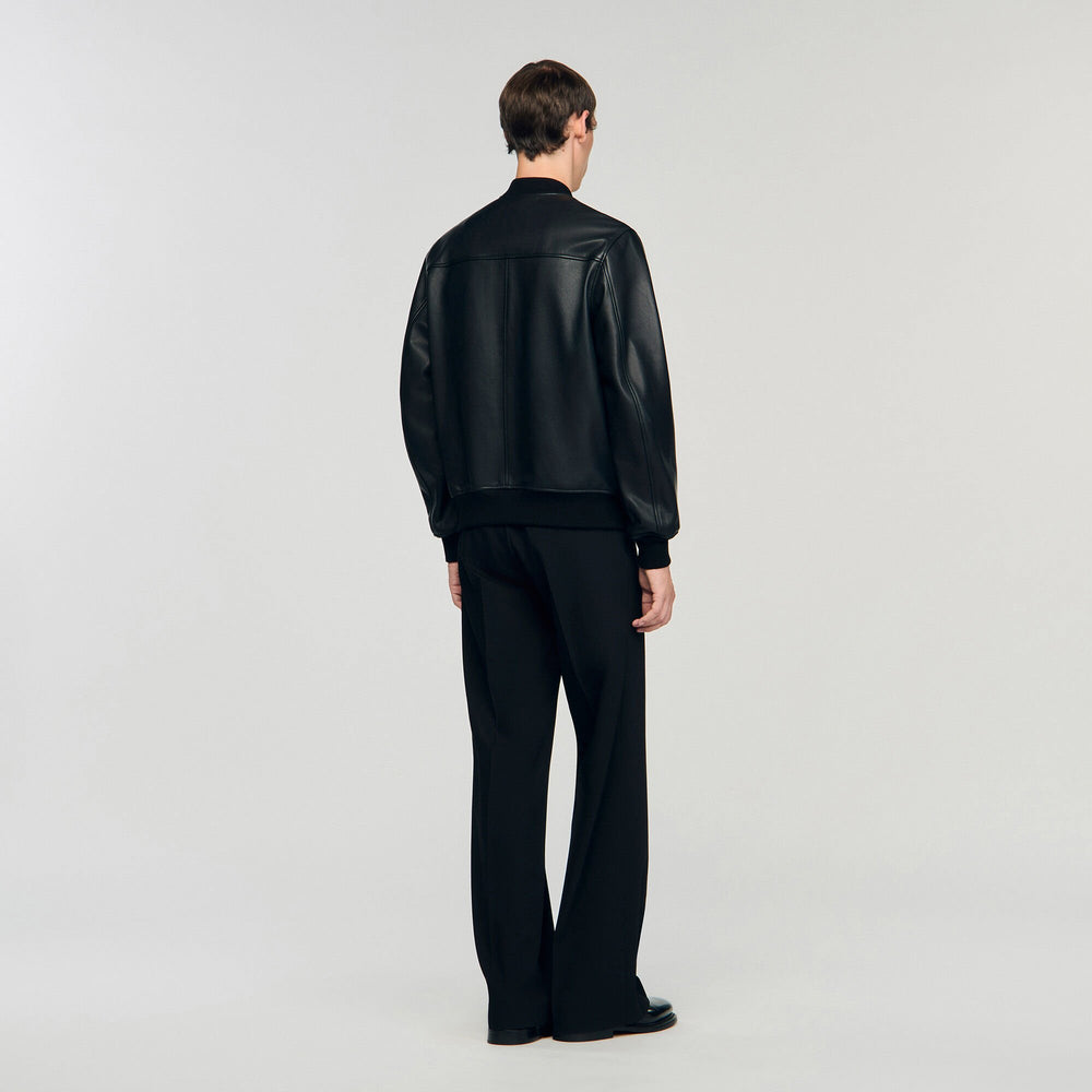 Sandro / Leather jacket Black