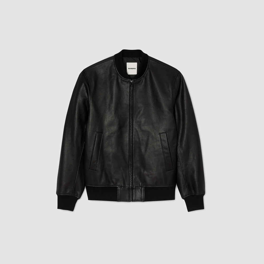 Sandro / Leather jacket Black