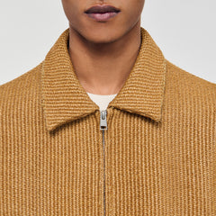 Sandro / Woven raffia jacket Camel