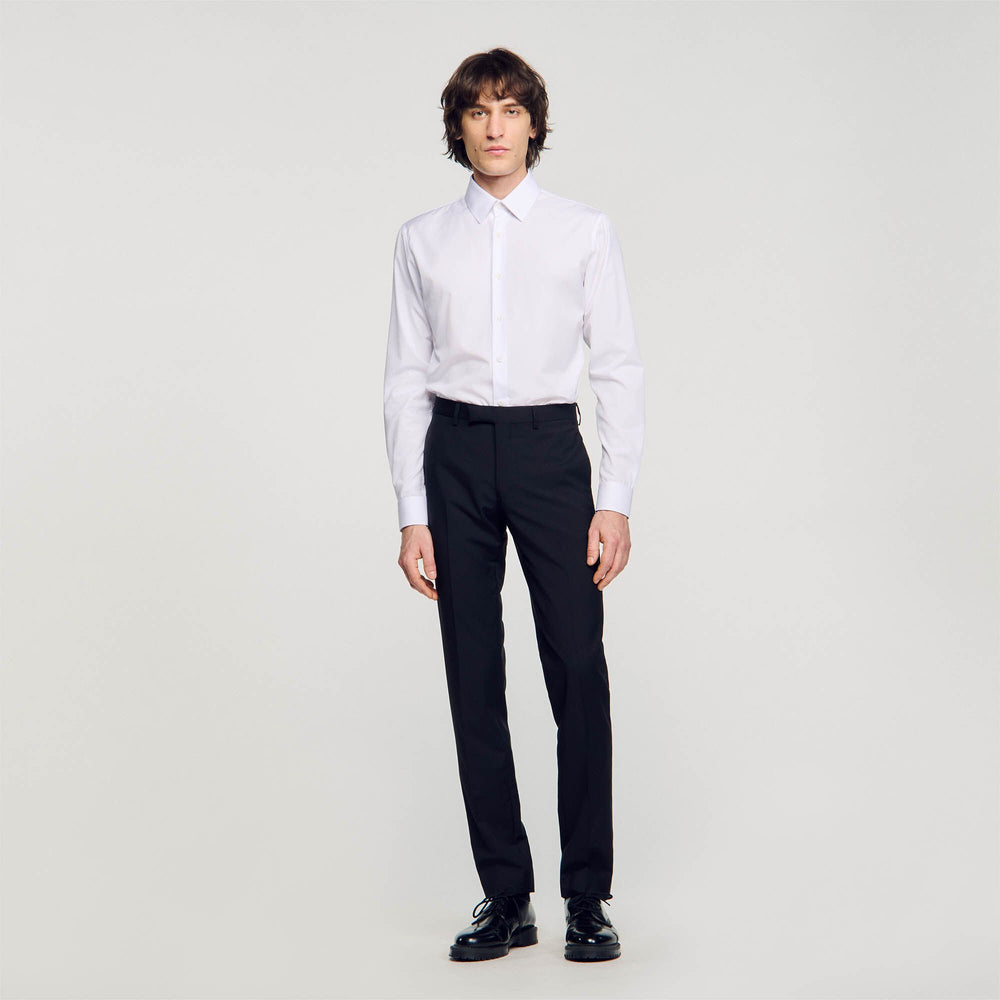 Sandro / Long-sleeved shirt White